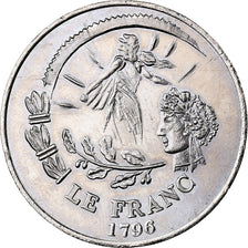 Frankreich, betaalpenning, Passage du franc à l'Euro, 2002, Nickel, UNZ