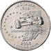 Stati Uniti, Quarter, Indiana, 2002, U.S. Mint, Rame ricoperto in rame-nichel