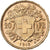 Suíça, 20 Francs, 1913, Bern, Dourado, MS(60-62), KM:35.1