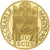 Moneda, Francia, Charlemagne, 500 Francs-70 Ecus, 1990, Proof, FDC, Oro, KM:990
