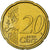 Luxembourg, 20 Euro Cent, 2010, MS(65-70), Brass, KM:90