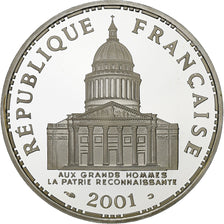 France, 100 Francs, Panthéon, 2001, Paris, BE, Silver, MS(65-70), Gadoury:898a