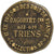 Francia, Token, Collection BP, Triens Dagobert Ier, History, EBC, Cobre -