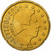 Luxembourg, Henri, 20 Euro Cent, 2002, Utrecht, Brass, MS(65-70), KM:79