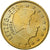 Luxembourg, Henri, 10 Euro Cent, 2002, Utrecht, Brass, MS(64), KM:78