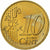 Luxembourg, Henri, 10 Euro Cent, 2002, Utrecht, Brass, MS(64), KM:78