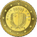 Malta, 10 Euro Cent, 2008, MS(65-70), Brass, KM:128