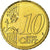 Malta, 10 Euro Cent, 2008, MS(65-70), Brass, KM:128