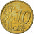 Greece, 10 Euro Cent, 2004, Athens, MS(65-70), Brass, KM:184