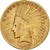 Stati Uniti, Indian Head, $10, Eagle, 1910, U.S. Mint, Philadelphia, BB, Oro,...