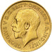 Münze, Großbritannien, George V, 1/2 Sovereign, 1912, London, VZ, Gold, KM:819