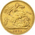 Moneda, Gran Bretaña, Victoria, 1/2 Sovereign, 1901, London, MBC, Oro, KM:784