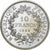 França, 10 Francs, Hercule, 1969, Paris, Prata, MS(65-70), Gadoury:813, KM:932