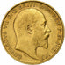 Münze, Großbritannien, Edward VII, 1/2 Sovereign, 1910, SS+, Gold, KM:804