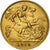 Coin, Great Britain, Edward VII, 1/2 Sovereign, 1910, AU(50-53), Gold, KM:804