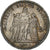 Moeda, França, Hercule, 5 Francs, 1849, Paris, AU(50-53), Prata, KM:756.1