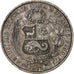 Peru, SOUTH PERU, Sol, 1871, Lima, Srebro, AU(50-53), KM:196.3