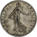 Francia, 2 Francs, Semeuse, 1912, Paris, Plata, BC+, Gadoury:532, KM:845.1