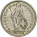 Schweiz, 2 Francs, 1959, Bern, Silber, SS+, KM:21