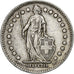 Schweiz, Franc, 1936, Bern, Silber, SS, KM:24