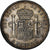 Espanha, Alfonso XII, 5 Pesetas, 1885 (87), Madrid, Prata, AU(50-53), KM:688