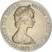 Moeda, Ilhas Virgens Britânicas, Elizabeth II, 10 Cents, 1973, Franklin Mint