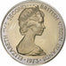 Moeda, Ilhas Virgens Britânicas, Elizabeth II, 25 Cents, 1973, Franklin Mint