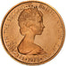 Ilhas Virgens Britânicas, Elizabeth II, Cent, 1973, Franklin Mint, BE, Bronze