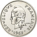 Nowe Hebrydy, 10 Francs, 1967, Paris, Nikiel, MS(65-70)