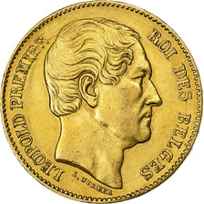 België, Leopold I, 20 Francs, 20 Frank, 1865, Goud, PR, KM:23