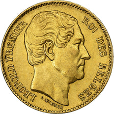 België, Leopold I, 20 Francs, 20 Frank, 1865, Goud, PR, KM:23