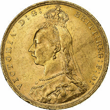 Großbritannien, Victoria, Sovereign, 1890, London, Gold, VZ, KM:767