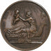 Frankreich, Medaille, Naissance du Comte de Chambord, 1820, Bronze, Gayrard, SS+