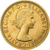 Gran Bretagna, Elizabeth II, Sovereign, 1958, Oro, SPL, KM:908