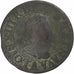 Francia, Louis XIII, Double Tournois, 1615, Paris, Cobre, BC+, CGKL:386