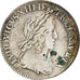 Francia, Louis XIII, 1/12 Ecu, 2ème poinçon de Warin, 1643, Paris, Plata, BC+