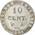 Francia, Napoleon I, 10 Centimes, 1808, Paris, Biglione, SPL-, Gadoury:190