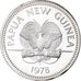 Moneda, Papúa-Nueva Guinea, 10 Kina, 1978, Franklin Mint, Proof, FDC, Plata