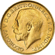 Münze, Australien, George V, Sovereign, 1922, Perth, UNZ, Gold, KM:29