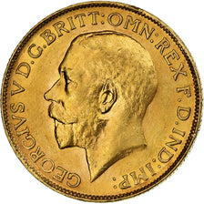 África do Sul, George V, Sovereign, 1927, Pretoria, Dourado, MS(60-62), KM:21