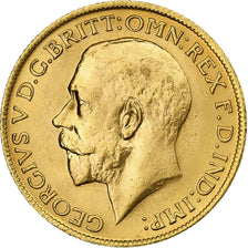 Australien, George V, Sovereign, 1918, Sydney, Gold, VZ, KM:29