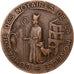 Frankrijk, Token, Compagnie des Notaires de la Moselle, Bronzen, UNC-