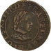 Francia, Louis XIII, Double Tournois, 1621, Villeneuve Saint-André, Rame, MB+