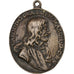 France, Médaille, Charles IV, n.d., Laiton, TB+