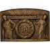 France, Plaque, Visite des usines Fiat de Turin, 1931, Bronze, Charles