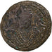 Maurice Tiberius, Follis, 591-592, Thessalonica, Bronze, S+, Sear:533