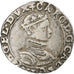 Duchy of Lorraine, Charles III, 1/4 Teston, 1545-1608, Nancy, Argento, MB+