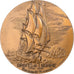 Francia, medalla, Navires, le Droits de l'Homme, n.d., Bronce, C. Gondard, EBC+