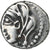 Bituriges Cubi, Denier au glaive, ca. 80-50 BC, Plata, MBC, Delestrée:3436