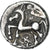 Bituriges Cubi, Denier au glaive, ca. 80-50 BC, Plata, MBC, Delestrée:3436